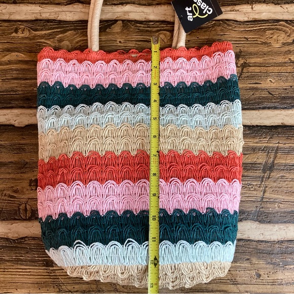 Art class striped tote bag - Picture 5 of 10